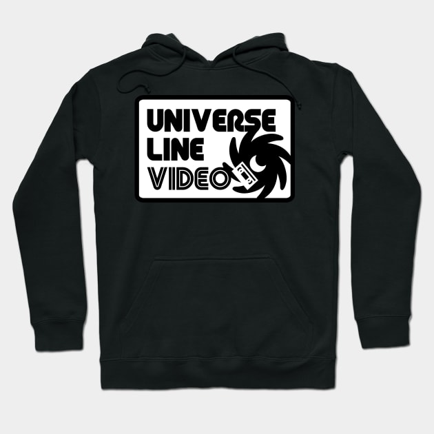 Universe Line Video (BW Switched) Hoodie by Andy's Horror Shorts